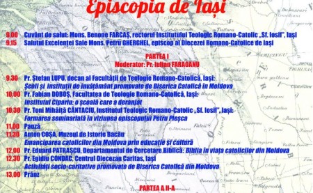 Programul simpozionului naţional: „Tradiții educativ-formative în Episcopia de Iași” 