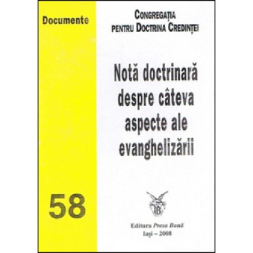 Nota doctrinara despre câteva aspecte ale evanghelizarii